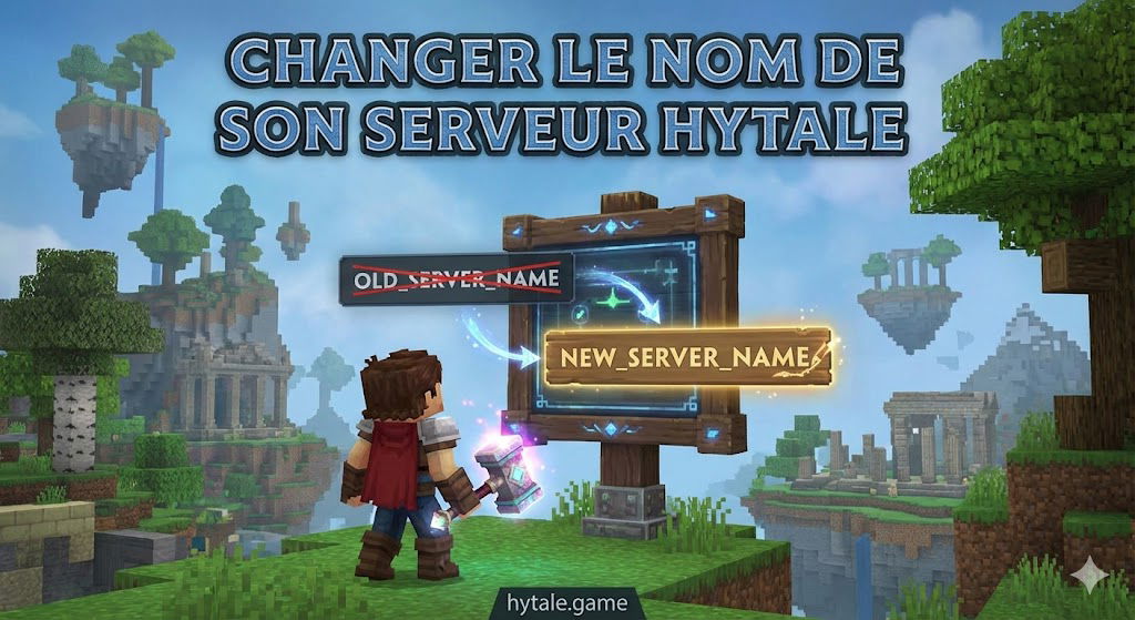 Смени название своего сервера Hytale