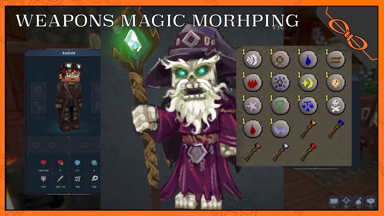 Магия в Orbis

 — 

Или, если заголовок был:

Magic in Hytale

То:

Магия в Hytale

 — 

(В зависимости от контекста оригинала, выберите подходящий вариант.)