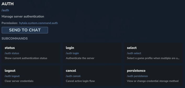 Аутентификация и сетевые команды